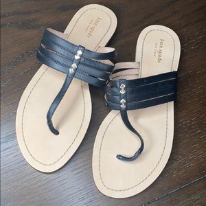 Kate Spade leather flip flop